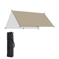 thumbnail image 3 of Feltree Tente de Camping Extérieure Enduite pour Protection Solaire Résistance à la Pluie Protection Portable et Pare-Soleil Épais Frais, 3 of 8