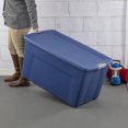 thumbnail image 3 of Sterilite Boîte Snap 170L avec Roulettes- Bleu- 4PK, 3 of 6