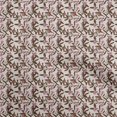 thumbnail image 1 of oneOone Cotton Poplin Brown Fabric Floral Craft Projects Decor Fabric Printed By The Yard 42 Inch Wide, 1 of 4