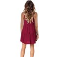 thumbnail image 2 of Penkiiy Robe Tunique d'Été pour Femme Sans Manches à Col en V Décontractée Ample Fluide Évasée Robe Débardeur m Rose Vif, 2 of 8