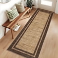 thumbnail image 3 of Bordered Washable Area Rug,Hallway Runner Rug,Washable Rug with Non-Slip Backing Stain Resistant Easy Cleaning Floor Cover for Dining Room, Living Room, Bedroom, 3 of 10