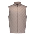 thumbnail image 1 of Weatherproof Mens Vintage Diamond Quilted Vest 207359, S, Khaki, 1 of 4