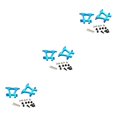 thumbnail image 4 of Baohd Enhanced RC Car Accs Spare Parts 1 10 Truck TT02 Modified Replacement Front Rear Rear Lower Arm 3Set, 4 of 6