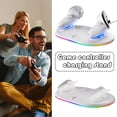thumbnail image 2 of Compatible avec Meta Quest 2/3/3s Station de Recharge pour Manettes VR pour Manettes de Jeu - Station de Recharge Rapide avec Indicateur DEL, 2 of 6