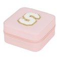 thumbnail image 2 of TopLLC Storage Bins 26 Letters Earring Jewelry Display Storage Box Case Organizer Flannel Tray Holder Gift Storage Bags, 2 of 3