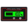 thumbnail image 3 of Battery Capacity Meter, Safe Battery Voltage Indicator 9-120V Range 12-84V LCD Display  For Lithium Battery For Electric Vehicle White Light,Green Light,Blue Light, 3 of 8