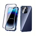 thumbnail image 1 of Magnetic Case For IPhone 15 14 13 12 11 Pro Max, Magnetic Adsorption Double-Sided, 1 of 5