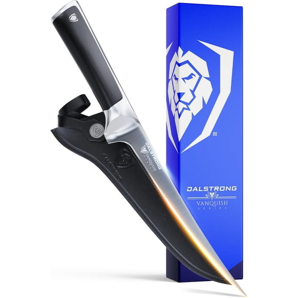 Dalstrong Fillet Knife - 7 inch - Vanquish Series - Forged High Carbon German Steel - POM Handle - Professional Kitchen Knife Gift - Razor Sharp Boning Knife - NSF Certified
