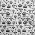 thumbnail image 1 of oneOone Polyester Spandex Gray Fabric Cowboy Sewing Craft Projects Fabric Prints By Yard 56 Inch Wide-aD, 1 of 5