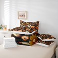thumbnail image 5 of YST Groovy Flower 7Pcs King Comforter Set with Sheets, Modern Aesthetic Bedding, King, 5 of 5