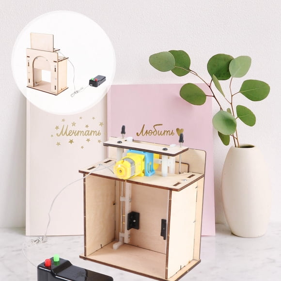 LOLIPPYY Ensemble de Jouets Éducatifs de Construction pour Garçons et Filles avec Mécanisme Électrique 2 Pcs