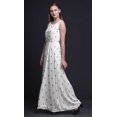 thumbnail image 5 of Bimba Block Printed Women Sleeveless Gown Chic Style Long MaxiDress-Small, 5 of 5