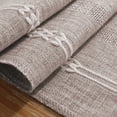 thumbnail image 4 of Matoen12 Gift Ideas Boho Table Runner Rustic Linen Macrame Table Runner with Tassels Woven Table Runner for Bohemian Home Dining Bedroom Table Decoration, 4 of 6