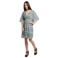 thumbnail image 3 of Moomaya Robe Courte de Caftan de Plage, Robe de Couverture Imprimée, Kaftan pour Femmes, Tenue de Plage, Couverture, 3 of 4