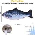 thumbnail image 1 of 1 Paquet Jouet pour Chat Poisson Électrique Réaliste en Peluche Simulation Poisson Mou Jouet pour Chat Anti-Herbe à Chat Jouets à Taper, Oreiller Interactif pour Animaux Jouets à Mâcher Mordre Couper pour Exercice du Chat, 1 of 8