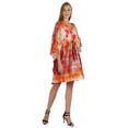 thumbnail image 2 of Bimba Robe Caftan Imprimée Maxi Robe Robe pour Femmes Tenue de Plage Courte Couvre-Maillot, 2 of 7