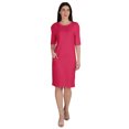 thumbnail image 4 of Inkmeso Robe T-Shirt pour Femmes à Manches au Coude, Coupe Régulière, avec Poches avant, 4 of 8