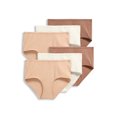 thumbnail image 1 of Jockey Women's Organic Cotton Stretch Logo Modern Brief - 6 Pack, 1 of 4