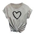 thumbnail image 1 of Birdeem Mode Femmes Été Demi-Manche Chandail-Over Couleur Unie Blouse Décontractée, 1 of 1