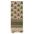 thumbnail image 1 of Rothco Skulls Shemagh Tactical Desert Scarf - Tan, 1 of 2