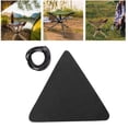 thumbnail image 2 of fastboy Canvas Camping Triangle Stool Cloth Travel Hiking Gardening Backpacking Black, 2 of 9