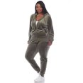 thumbnail image 1 of White Mark Ensemble de Survêtement en Velours pour Femmes, 2 Pcs, 1 of 6