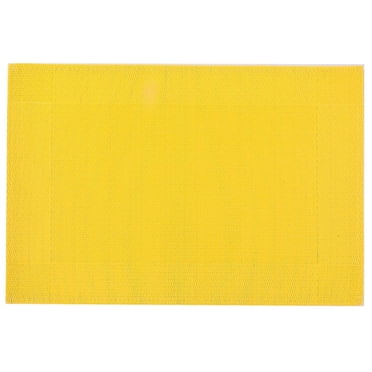 Vinyl Placemat (Classic) (Yellow) - Set of 12