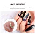 thumbnail image 2 of 20 Pcs Strass Dos Plat Design Ailes Gemmes pour Ongles Art des Ongles Strass, 2 of 7