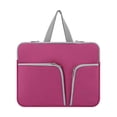 thumbnail image 1 of Maoww Housse d'Ordinateur Portable Imperméable Étui d'Ordinateur Sac Portable Pochette Pochette de Transport Protecteur Réutilisable Compartiments Rangement d'Affaires Rose Rouge 10 Pouces, 1 of 9