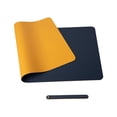 thumbnail image 2 of Daisyyozoid Pure Color Leather Mouse Pad Large Waterproof Desk Pad Home Office Laptop Leather Mouse Pad Writing Pad Double-sided, 2 of 2