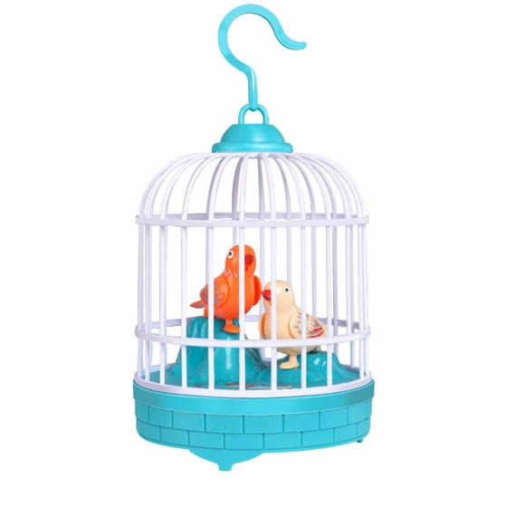 IROINID Education Toys,Learning Toys,Christmas Toys for Kids,Toys for Girls Boys, Voice Activated Bright Cute Little Birdcage Light Simulation Call Children's Educational Toys
