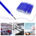 thumbnail image 4 of Disappearing Fabric Marker, High-hardness 100 Pcs Plastic Sewing Tool Blue High Temperature Disappearing Pen Refill, For Shoes, 4 of 8