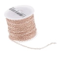 thumbnail image 1 of 10 Yards / Roll Chain Curb Chain Snake Chain Jewelry Wire for DIY Necklaces, Bracelet Gold, 1 of 8