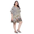 thumbnail image 4 of Oussum Robe Tunique pour Femmes, Manches Courtes 3/4, Caftan pour Dames, Robes Décontractées, 4 of 7
