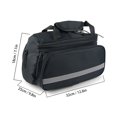 thumbnail image 3 of Rear Seat Bag Expandable MTB Bike Rack Bag Cycling Luggage Carrier Trunk Bag with Rain Cover, 3 of 6