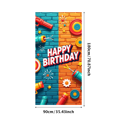 thumbnail image 3 of Colorful Arcade Themed Happy Birthday Banner Backdrop Party Decorations for Birthday Party Gaming Themed Events Photography Props Photo Booth Setups, 3 of 4
