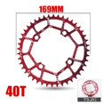 thumbnail image 3 of Plateau de Vélo 104BCD Roue à Chaîne Vélo Ronde 104BCD Pièces de Plateau de Vélo Roue de Guidage Ronde Rouge 40T, 3 of 9