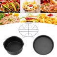thumbnail image 2 of Fryer Accessories Set, Durable Air Fryer Accessories Set 3 In 1 Air Fryer Accessories Parts, For Air Frying Kitchen Keep Warm Roasting, 2 of 8
