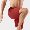 thumbnail image 3 of Diufon Men's Athletic Shorts Cotton Linen Drawstring Waisted Outdoor Sport Shorts Spring Summer Shorts with Pockets, 3 of 6