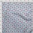 thumbnail image 4 of oneOone Velvet Light Blue Fabric Asian Japanese Koi Fish Craft Projects Decor Fabric Printed by The Yard 58 Inch Wide, 4 of 4