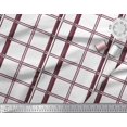 thumbnail image 2 of Soimoi Purple Moss Georgette Fabric Window Pane Check Fabric Prints By Yard 42 Inch Wide, 2 of 3
