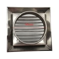 thumbnail image 3 of 100/150mm Stainless Steel Movable Square Vents External Wall Rain Cap, 3 of 4