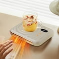 thumbnail image 4 of Dvkptbk Warm Air Constant Temperature Coaster 2-In-1 Household Heater Office Desk Constant Temperature Automatic Insulation Warm Hot Milk Heater Heaters, 4 of 7