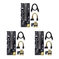 thumbnail image 3 of tredstone 5x USB 3 Riser Board VER009S GOLD PCI-E 1x to 16x Powered 60cm PCIe Extender Type 2 3Set, 3 of 6