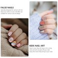 thumbnail image 2 of 72pcs Children Cartoon Nail Press On Full Cover False Nails Nail Art Fake Nails, 2 of 6