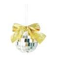 thumbnail image 1 of Groovy Glass Disco Party Decoration For Wedding Event Birthday Party Hanging Glass Vase with Rope Christmas Ornament Decorations for Fireplace Craft Beads on A String Christmas Mailbox Solar Vintage, 1 of 3