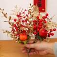 thumbnail image 2 of Flower Basket Ornament Decor Artificial Potted Flower for Occasions Party 18cmx28cm, 2 of 9