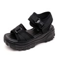 thumbnail image 2 of Chaussures pour Femmes Chaussures Compensées Femmes Mode Bouche de Poisson Plateforme Épaisse Mocassins Sandales Chaussures, 2 of 4
