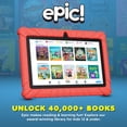thumbnail image 2 of Contixo Tablette pour Enfants 7 Pouces Modèle 2025 avec Epic! & Lingokids, Tablette Android Éducative pour Enfants 3-12 Ans, 32 Go, Contrôles Parentaux, Étui Antichoc – Rouge, 2 of 9