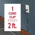 thumbnail image 3 of Command Clear Round Cord Clips, 4 Clips, 5 Strips, 3 of 9